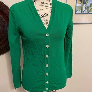 Banana Republic Vibrant Green Knit Sweater